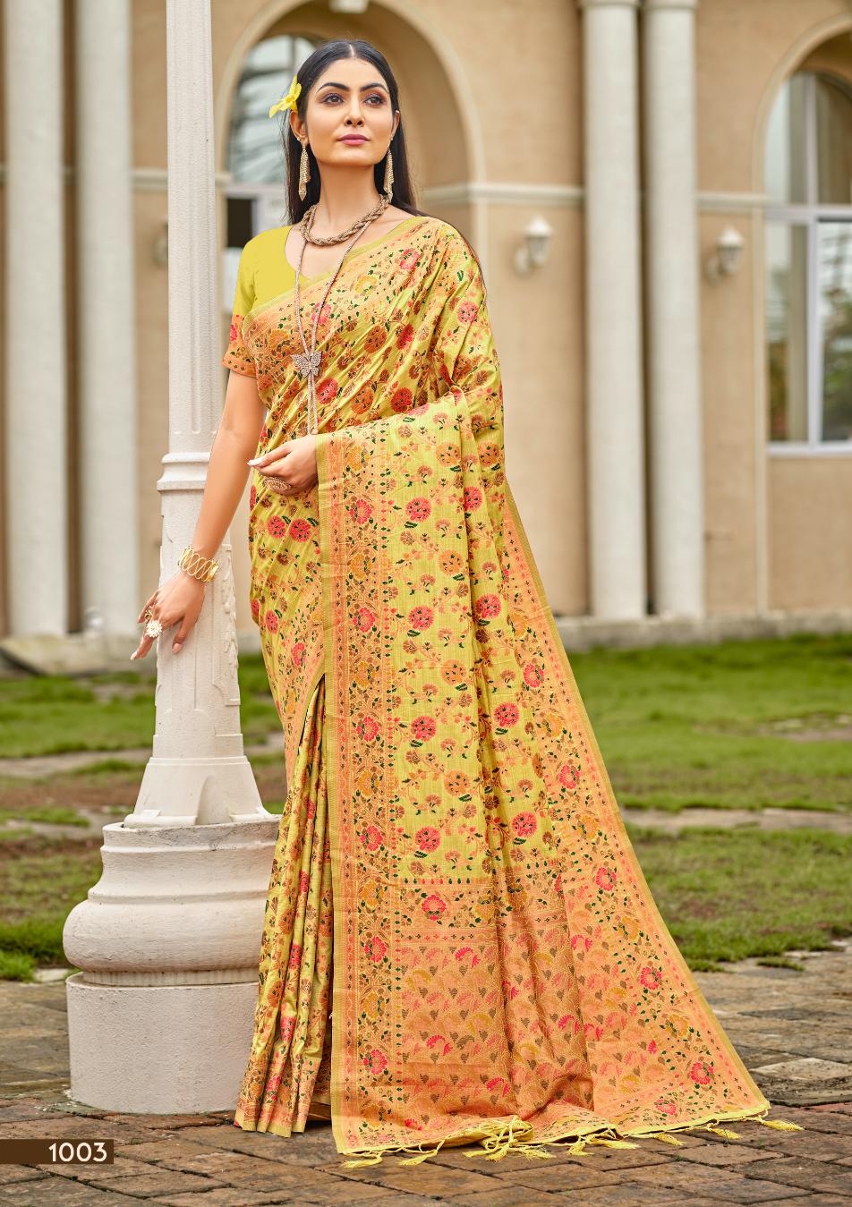 Crystal Silk By Bunawat Designer Banarasi Silk Sarees Wholesale Price In Surat
